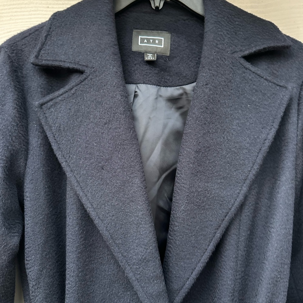 Ayr 52% Cashmere, 48%Wool Coat Jacket - Picture 7 of 10
